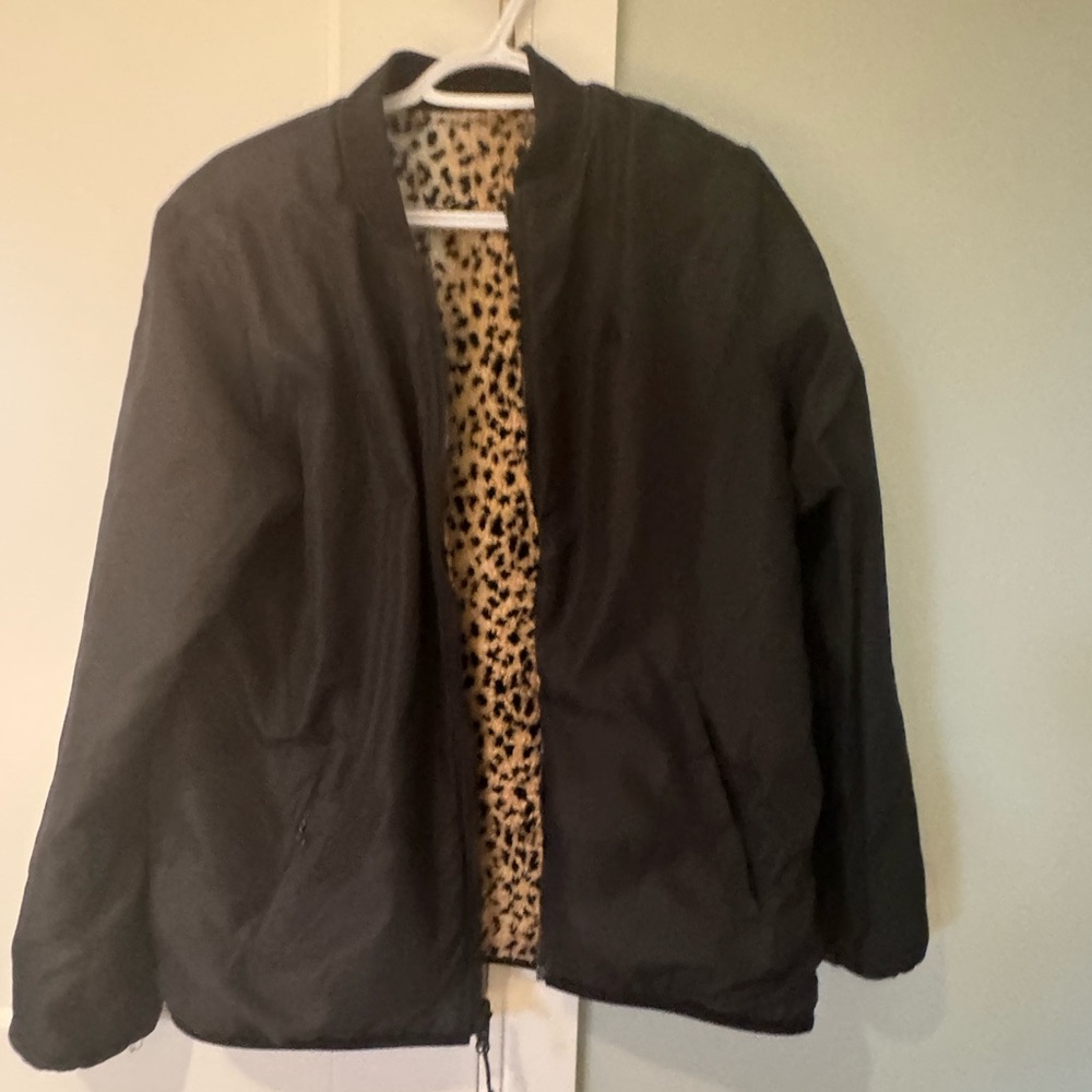 Leopard Teddy Jacket - Picture 3 of 3